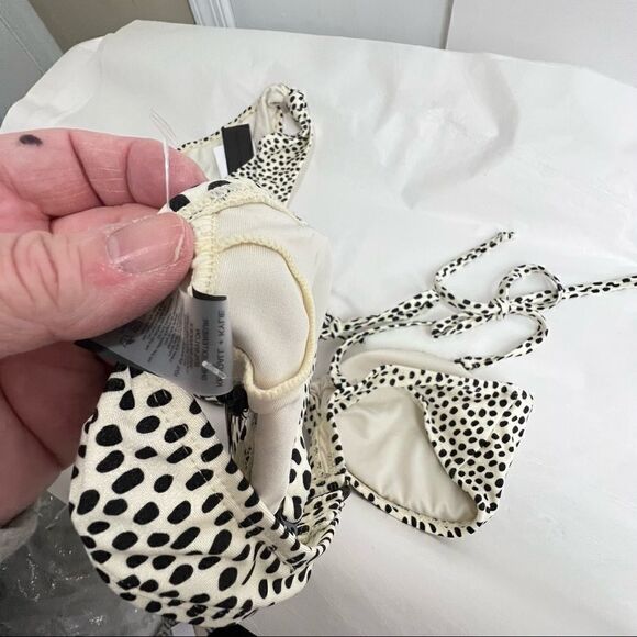Kendall and Kylie Animal Dot Two piece bikini with knotted bottoms and top New!! - Picture 8 of 16